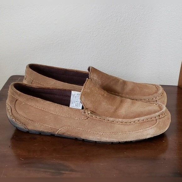UGG Australia Alder Faux Shearling Lined Suede Men's Slipper Size 10 - Picture 6 of 13